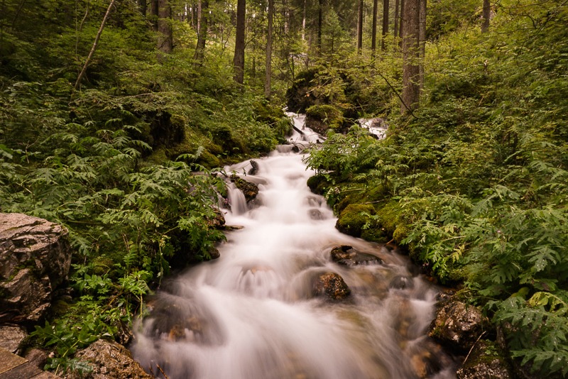 Il torrente verso la Malga Stadlalm Geiger