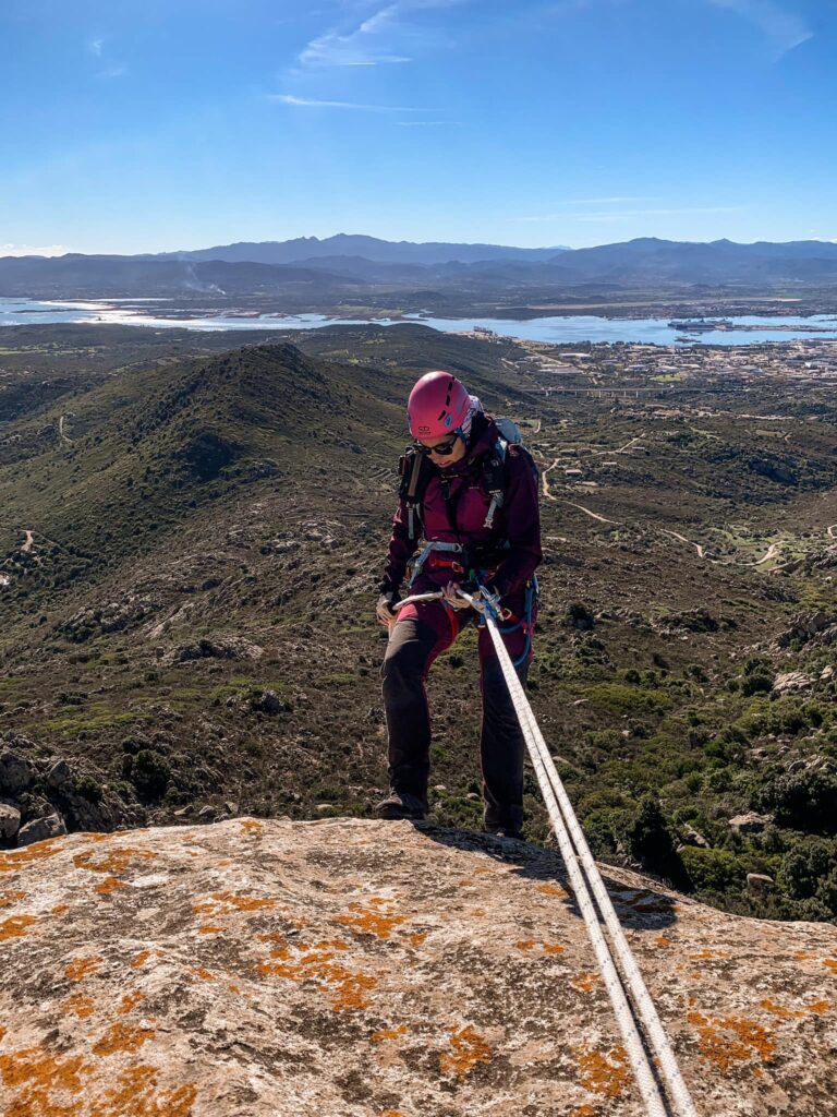 Punta Sa Turritta abseiling
